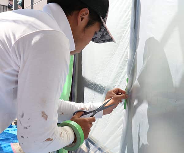 千葉県市原市の外壁塗装・屋根塗装業者、ヨネザワ装工：塗装作業で一番気を付けていることについて